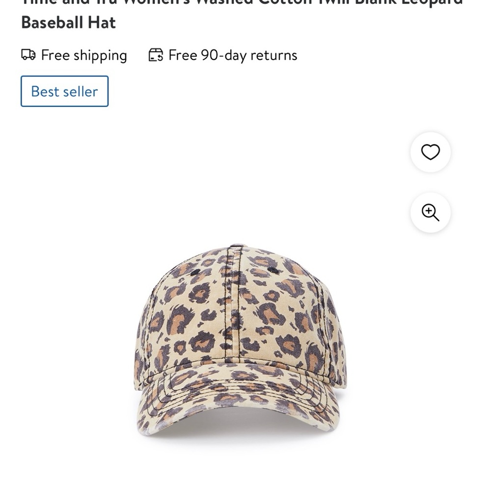 Time and Tru leopard 🐆 hat